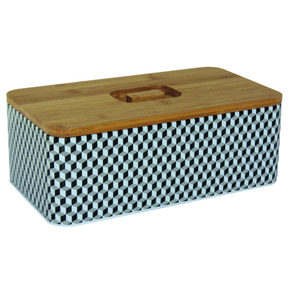 Corrigan Studio Fernly Bamboo Lid Bread Bins Wayfair.co.uk